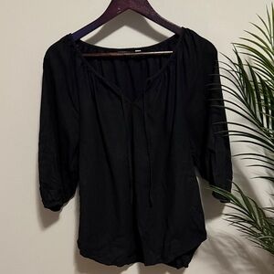 Elegant Black Women's Blouse